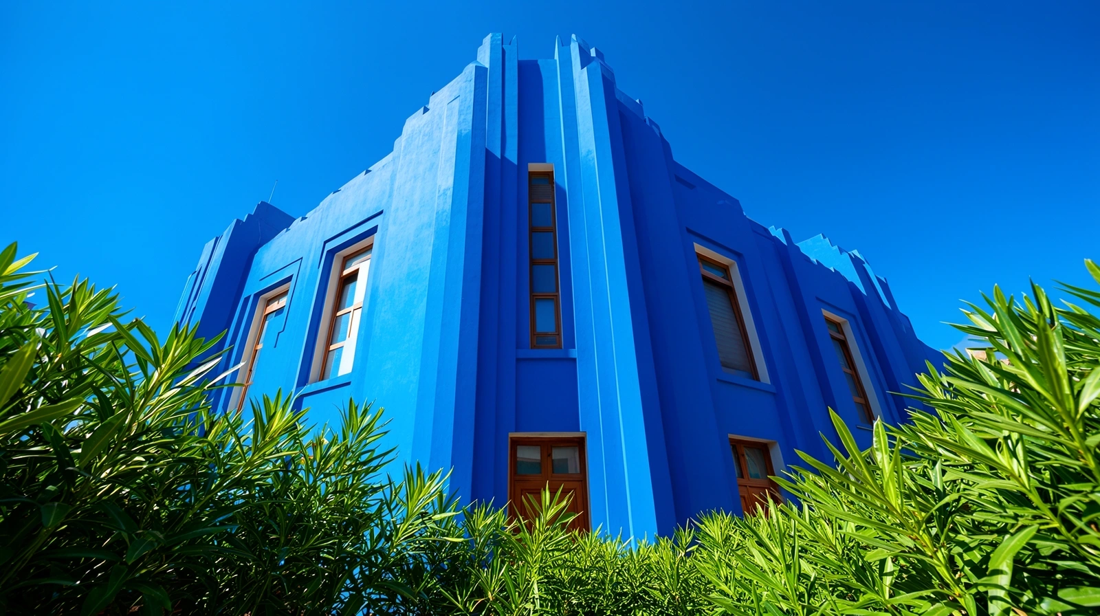 Architecture iconique du Jardin Majorelle