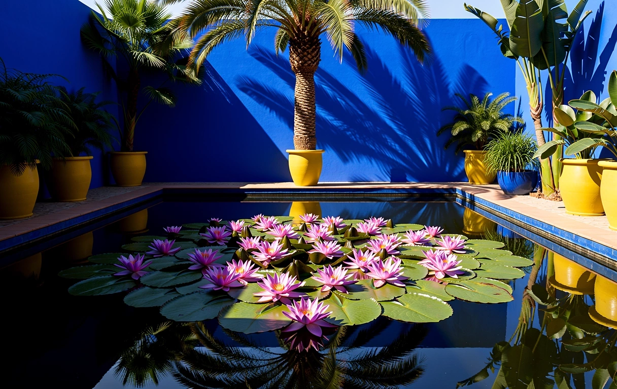 Nymphéas et flore aquatique