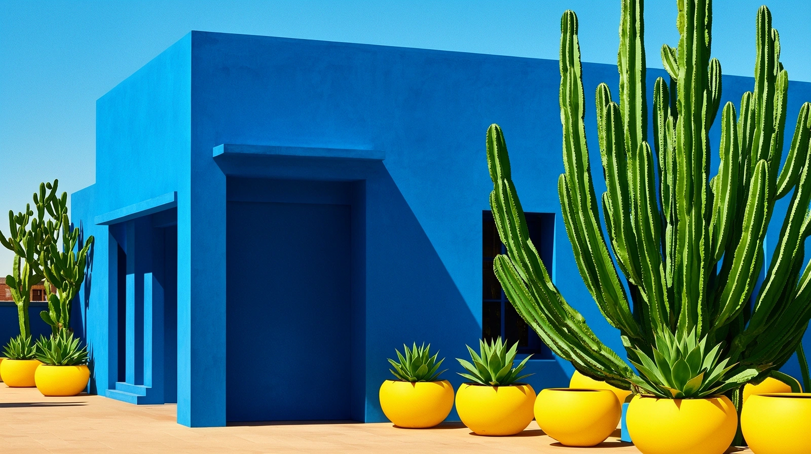 Le studio bleu iconique du Jardin Majorelle