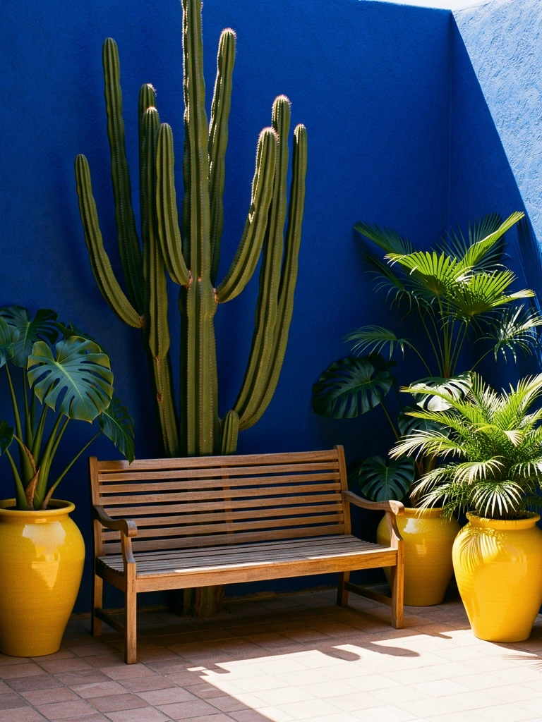Détails du Jardin Majorelle