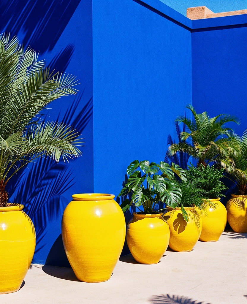 Détail chromatique du jardin